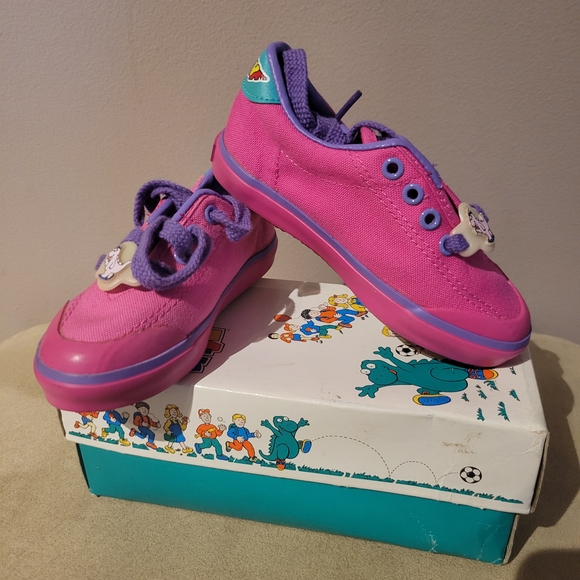 Stride Rite Pink and Purple Kids Sneakers - Picture 1 of 7